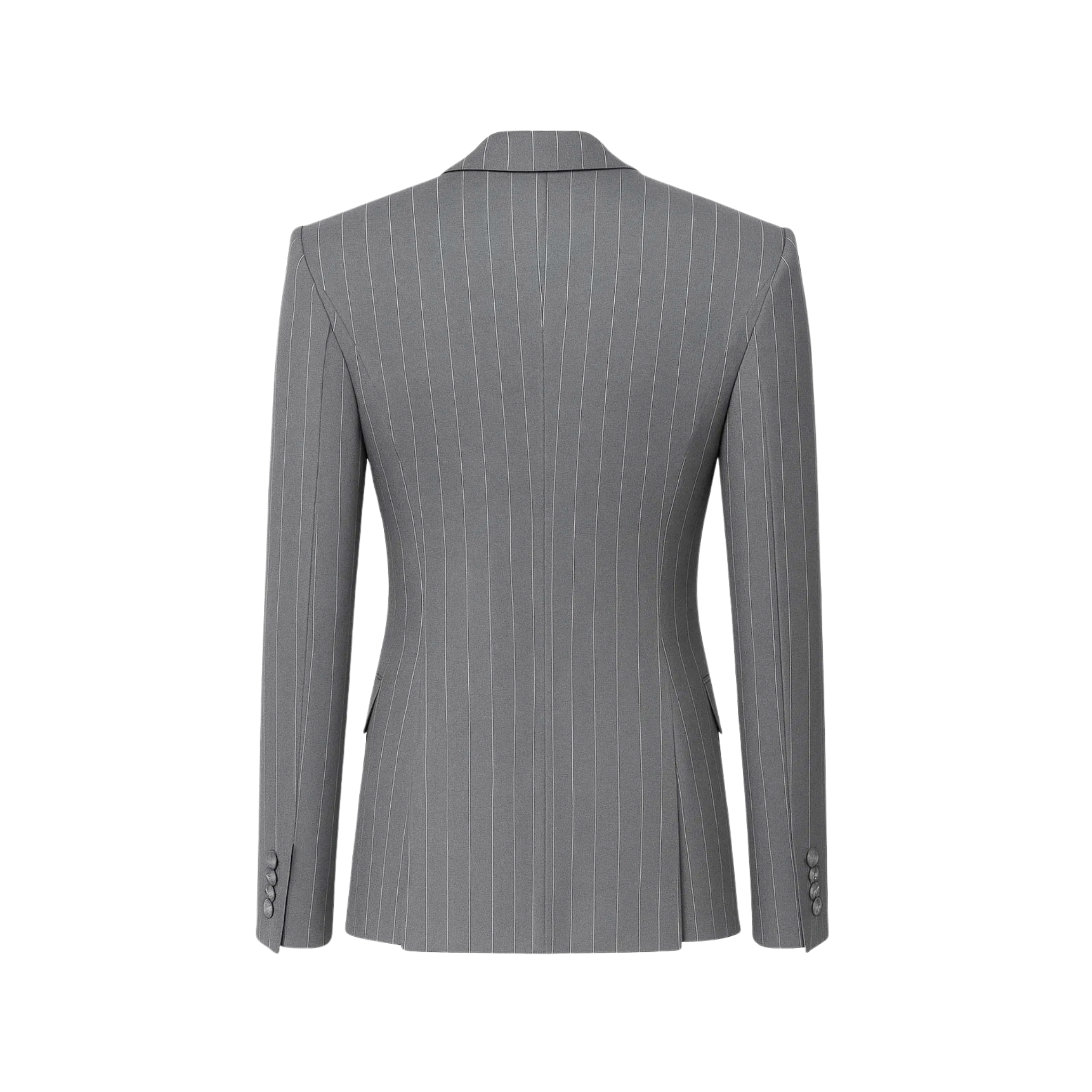 Pinstripe Sculpted Corset Blazer