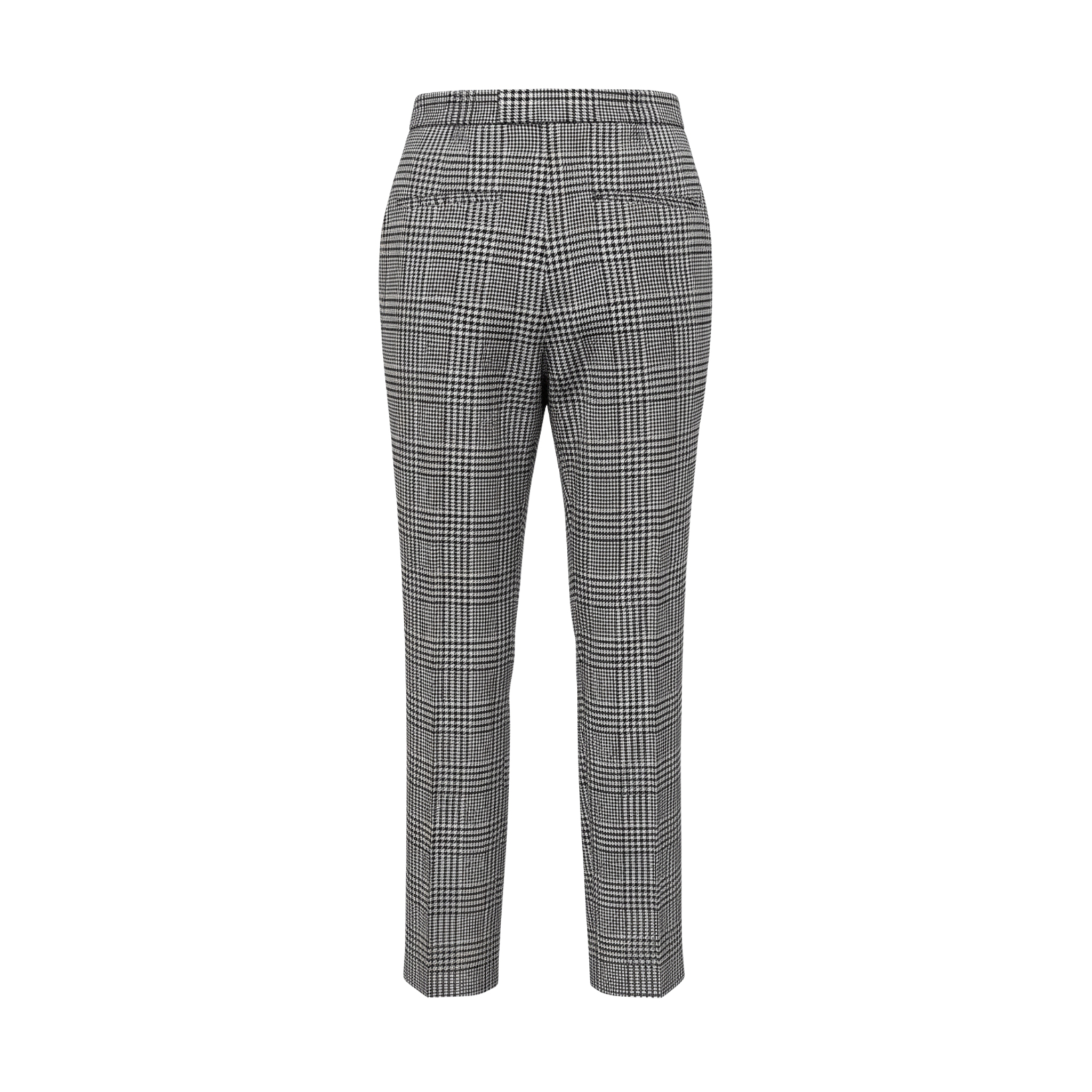 Glen Plaid Cropped Trousers