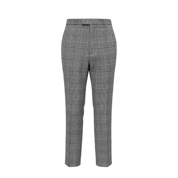 Glen Plaid Cropped Trousers
