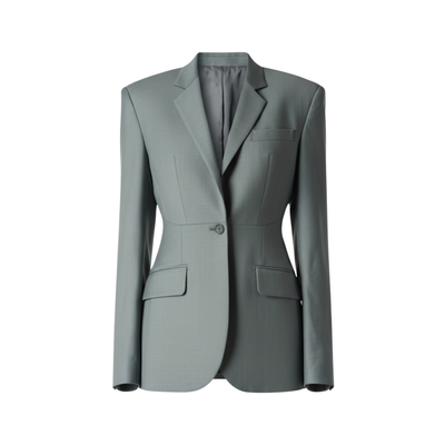 Tailory women’s sage green blazer front view