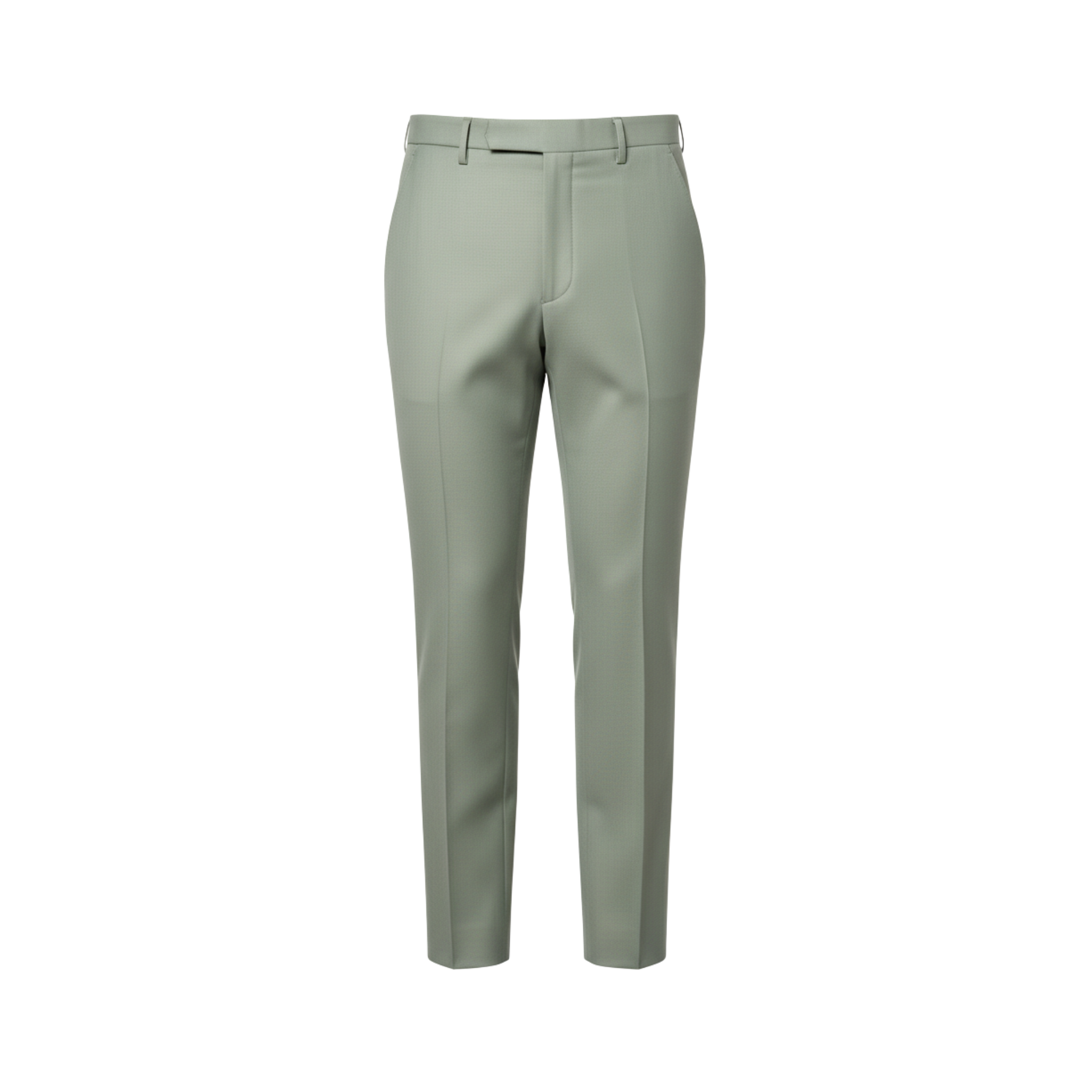 Tailory Sage Flat Front Trouser front view