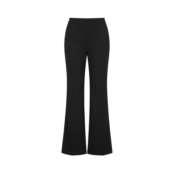 High-Waisted Flare Leg Trousers