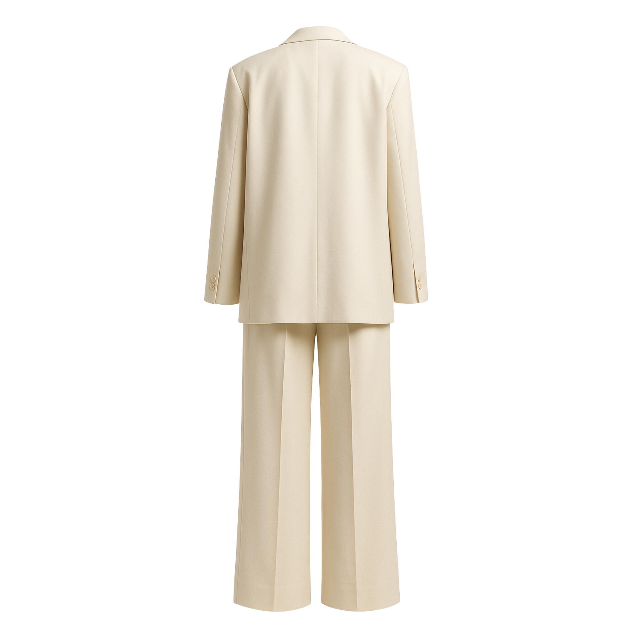 PRE-LOVED | Women's Cream Oversized Wedding Suit